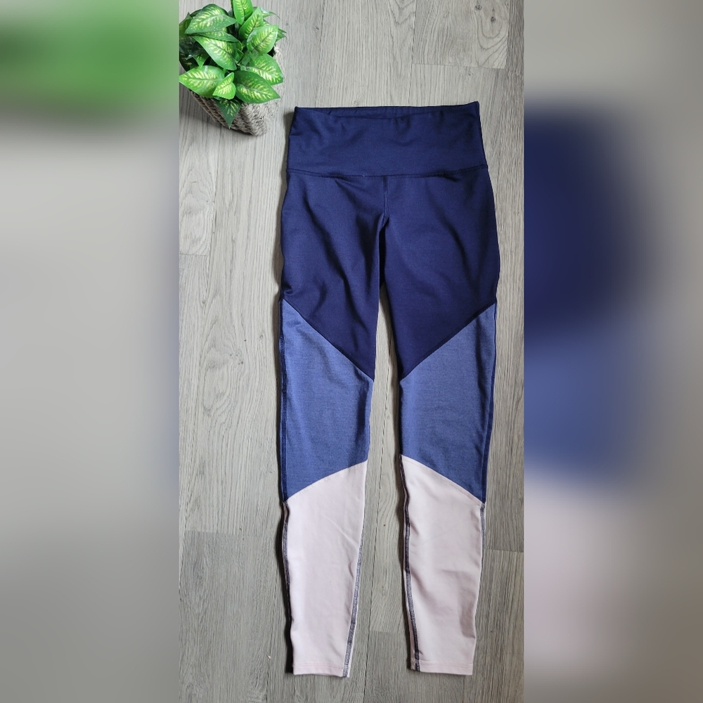 Old Navy Active Go-Dry Elevate Athletic Pant, Blue & White, Women's Size Small - Picture 2 of 10